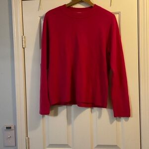 Kim Rogers Vibrant Pink Crew Neck Sweater